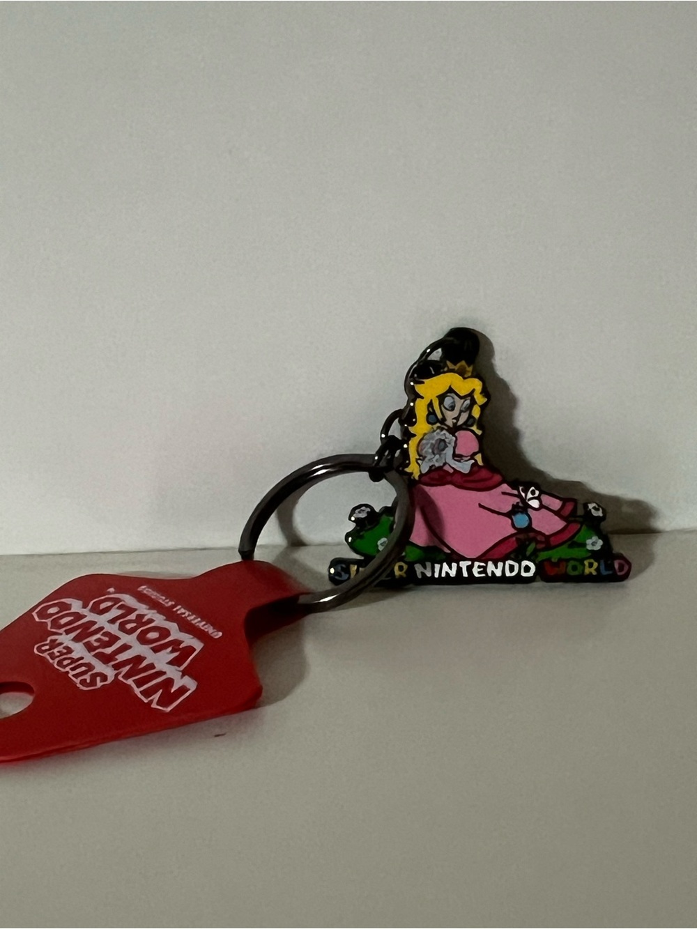 Nintendo Princess Peach Key & Card Holder - Pink, Yellow, Red, Green